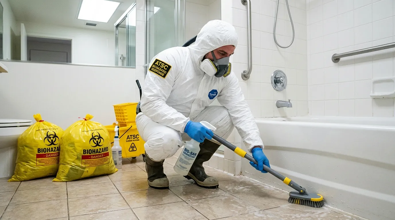 Decontamination equipment deployed for Blood Cleanup in Plainfield